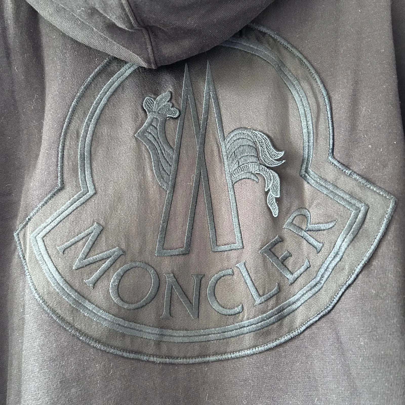 MONCLER  |Long Sleeves Plain Outlet Hoodies & Sweatshirts