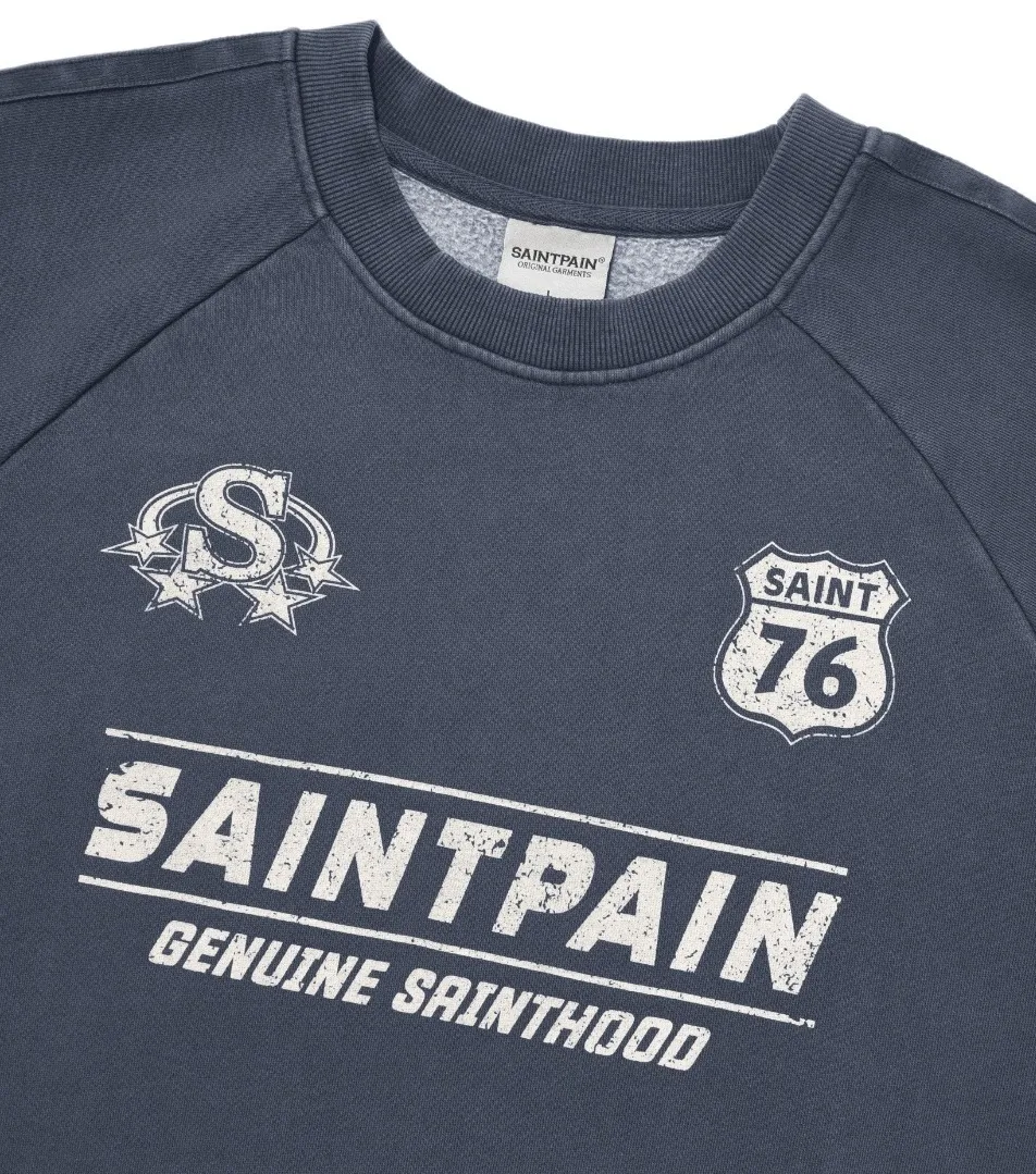SAINTPAIN  |Unisex Street Style Logo Hoodies & Sweatshirts